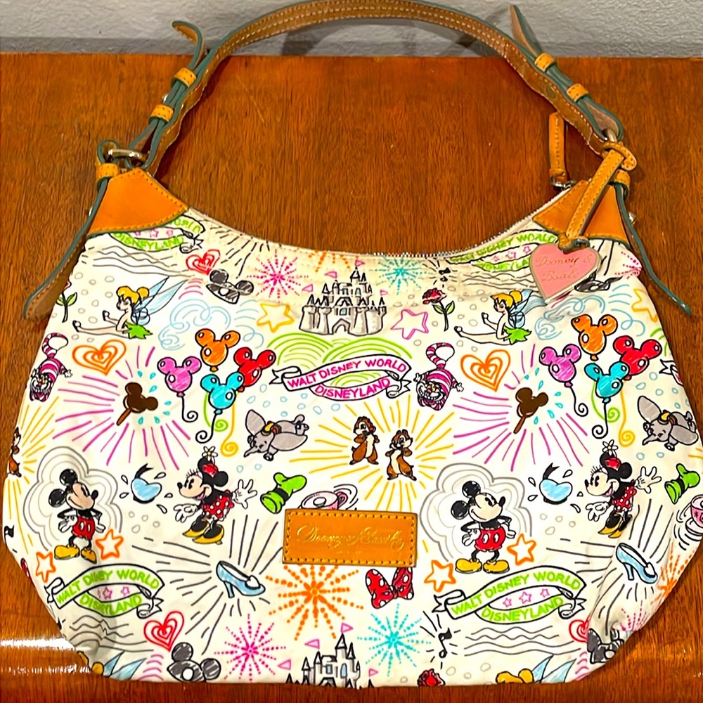 Disney Sketch Dooney & Bourke Nylon Hobo Bag